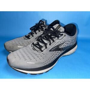 Brooks Ghost 13 Men’s Size 11.5 Gray Black Running Shoes 1103481D040